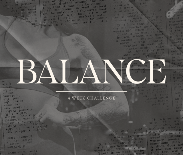 BALANCE (25) CHALLENGE 